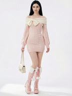 Adorable Princess Bow-Detailed Knee-High Boots