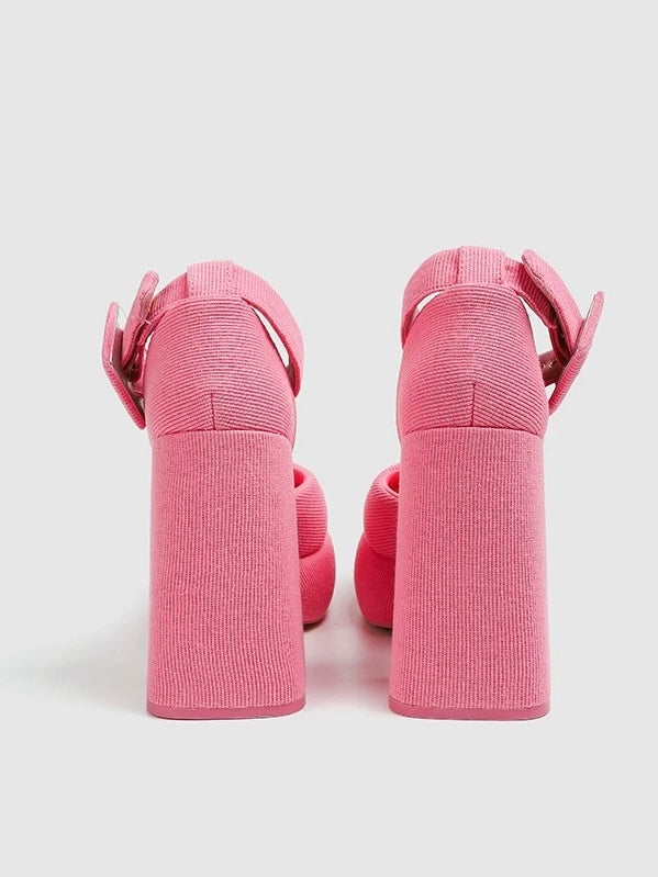 Dreamy Princess Pink High-Heel Platforms