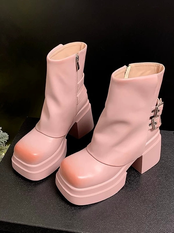 Barbie Pink Spicy & Sweet Ankle Boots