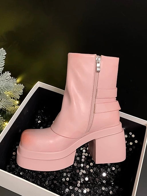 Barbie Pink Spicy & Sweet Ankle Boots
