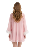 2-Piece Dreamy Coquette Romper & Robe Set - Girlgeous