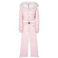 Blush Pink Quilted Two-Piece Ski Suit - Girlgeous