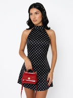 Angelic White Eyelet Mini Dress